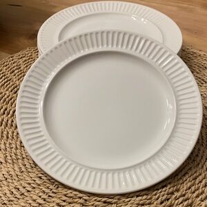 Apollo Classic White Ironstone Dinner Plate